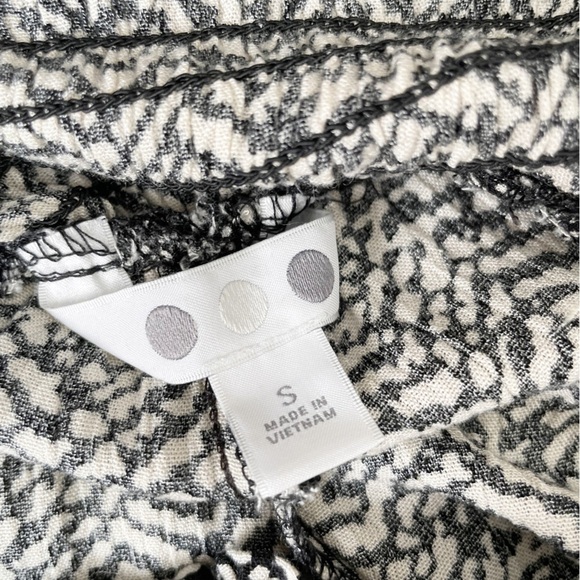 Three Dots Boho Printed Pull-On Wide Leg Pants Size Small - Picture 13 of 14